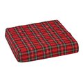 Mabis Mabis 552-8004-9910 Convoluted Foam Chair Pad with Plaid Cover - 16 x 18 x 4 552-8004-9910
